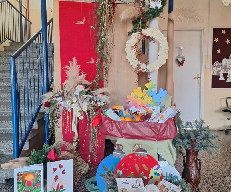 Božićne aktivnosti u školskom projektu Srce na dar