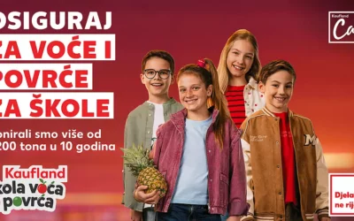 KAUFLAND ŠKOLA VOĆA I POVRĆA – PODRŽIMO NAŠU ŠKOLU