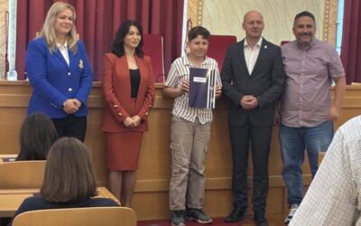 Svečana dodjela priznanja kod županice Osječko-baranjske županije Nataše Tramišak